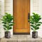 Artificial Tree 2-Pack Artificial Fiddle Leaf Fig Tree for Outdoor and Indoor